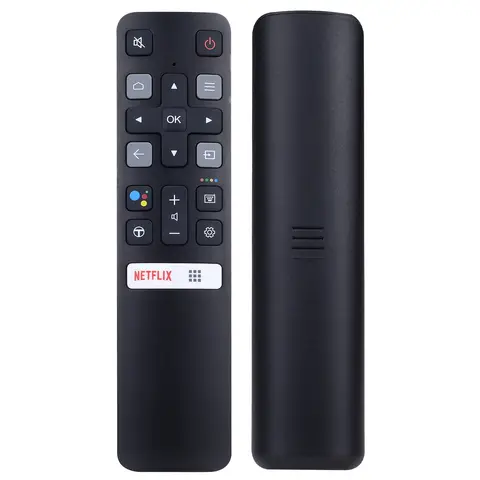리모컨 (RC802V FNR1), 음성 명령 없는 모든 TCL 안드로이드 4K UHD 스마트 TV 교체