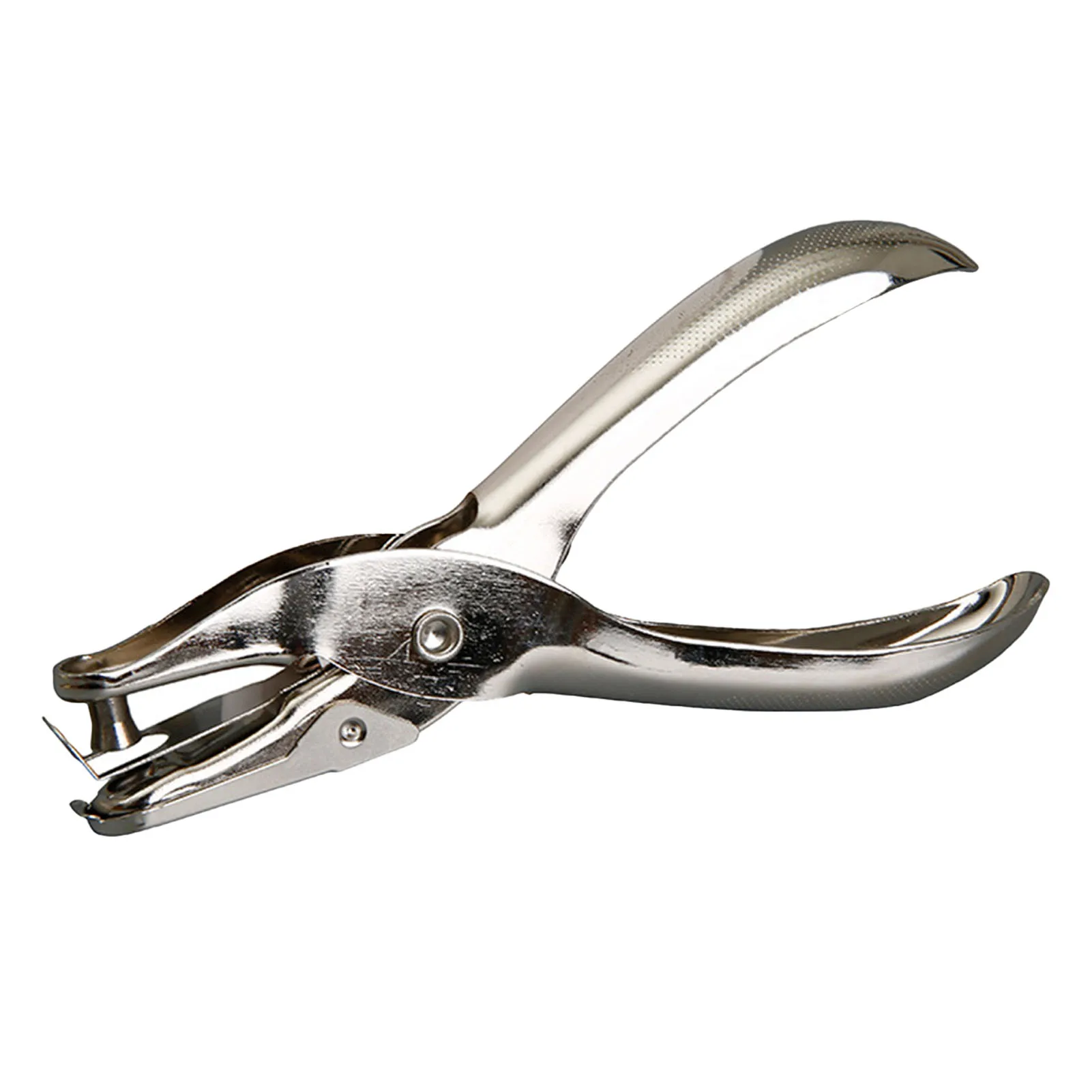 Hole Puncher Plier Compact Portable Burrs  Hole Punching Plier Easy Punching Silvery Comfortable Handle for Craft Projects