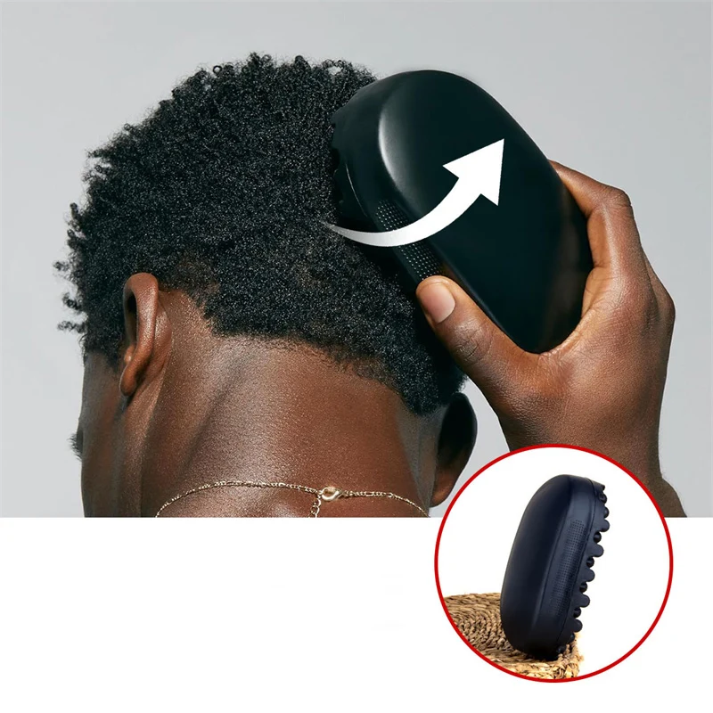 Dirty Bun Combs Black Black People Curly Comb Twisted Brush Rubber Hair Curl Double Sided Magic Twisted Hair Brush Oval Comb