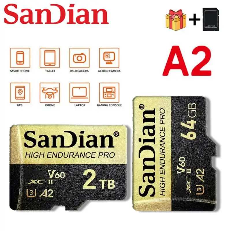 Original 1TB Micro TF/SD Card 128GB Flash Class 10 SD Card 256GB Memory Card 512GB memory card For Phone/Cameras