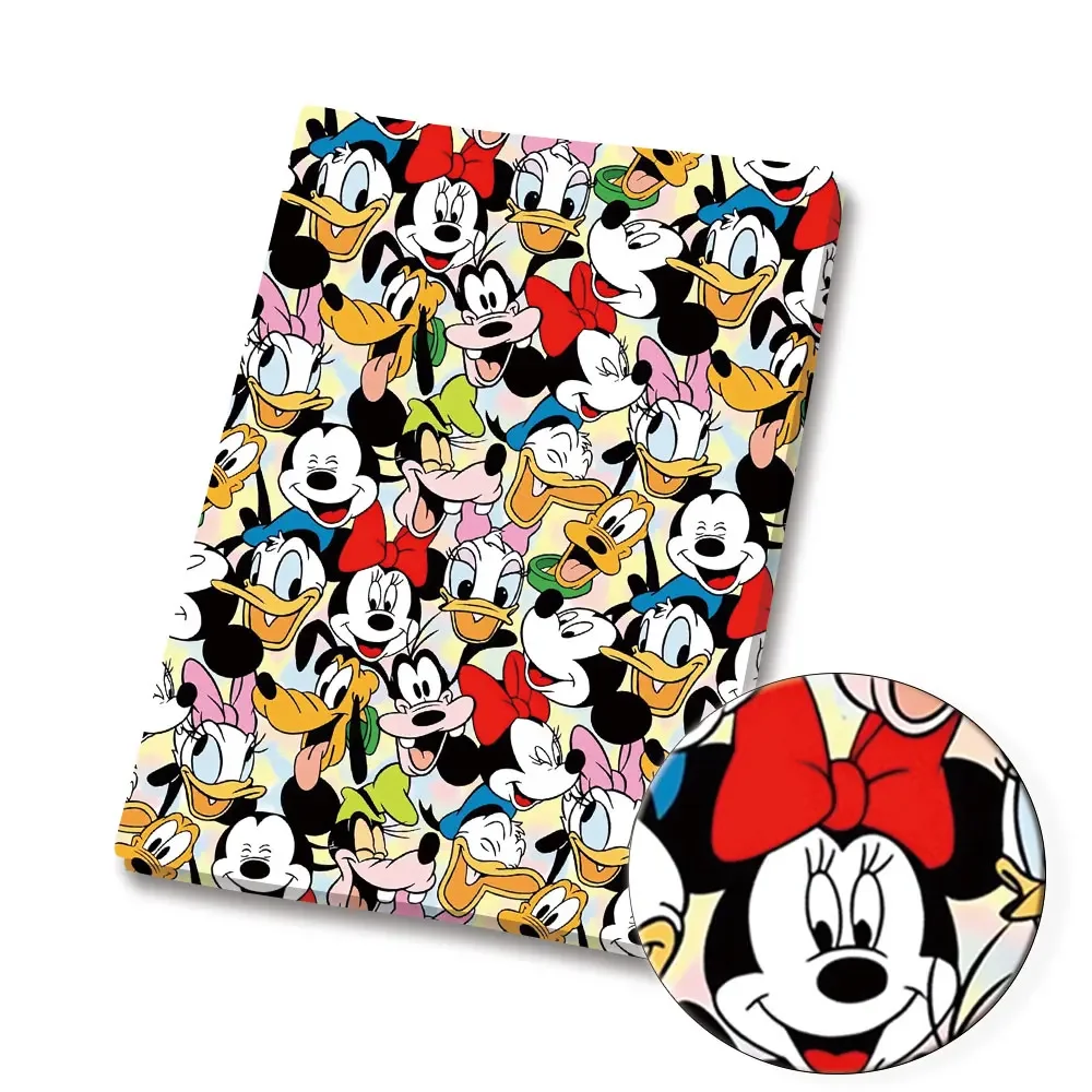 ديزني النسيج 140x50 سنتيمتر الكرتون نسيج القطن خليط الأنسجة طفل المنسوجات المنزلية الخياطة دمية فستان الستار نسيج القطن والبوليستر #5