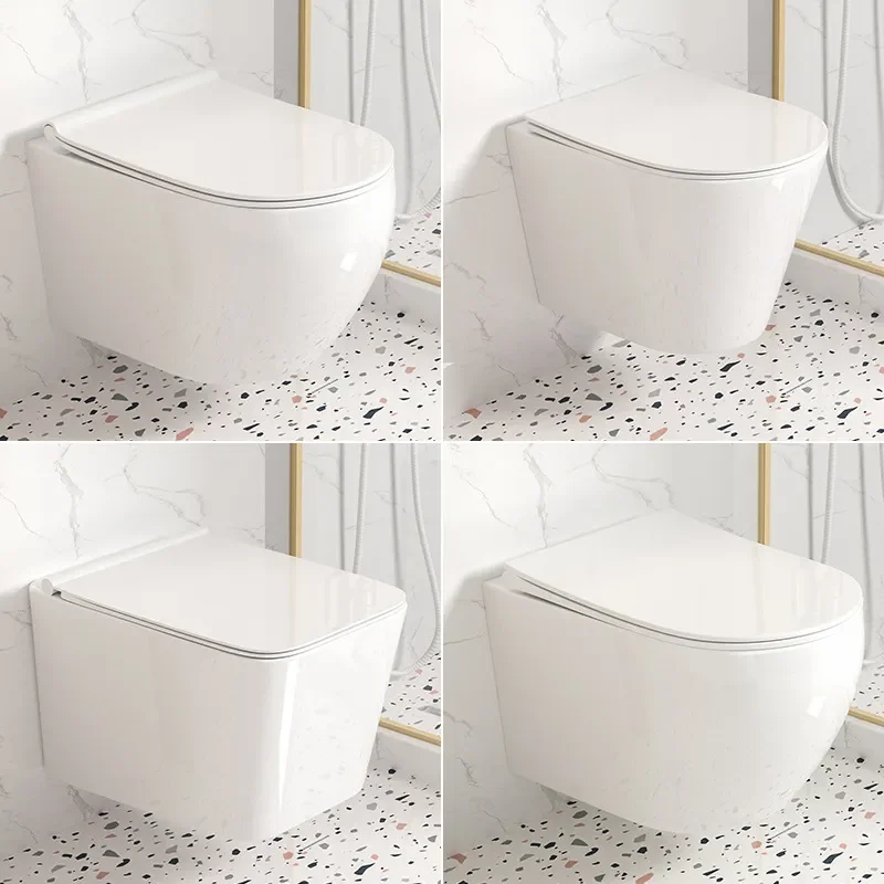Wall Hung Toilet Wall Mounted Suspended Toilet Tankless Concealed Hidden In Wall Ceramic Bathroom Sanitary Ware
