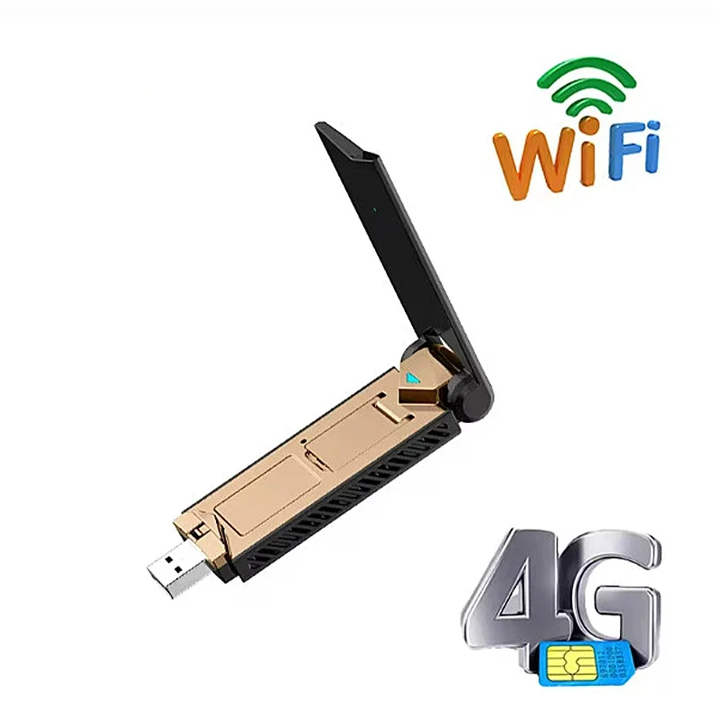 Portable Wireless Network 150Mbps LTE UFI USB 3G 4G WIFI Dongle SIM Card Slot Modem Network Card 4G  Modem UF909