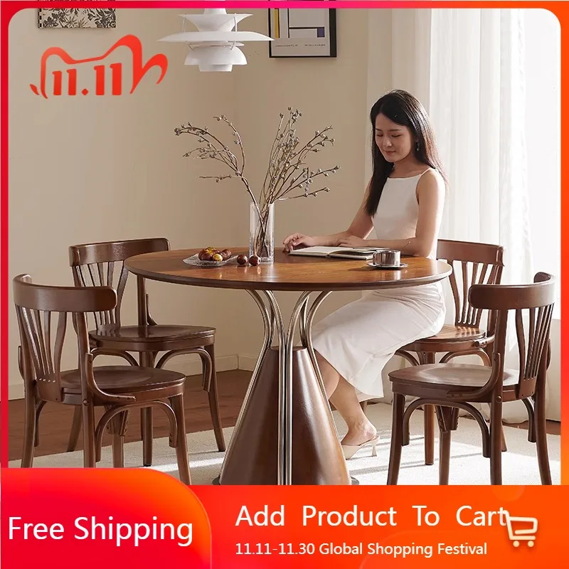 

Кавовый обеденный стол для учебы, скандинавский дизайнерский гостиной, портативный офисный обеденный стол, угловая консоль, мебель для дома Mesas De Jantar