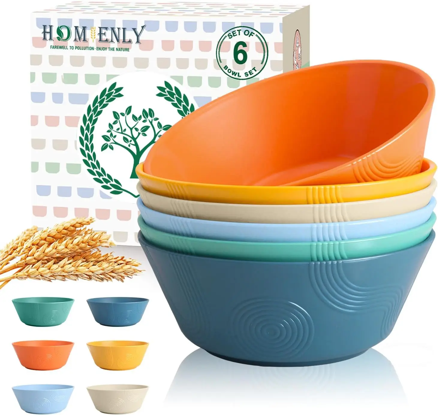 

Unbreakable Cereal Bowls with Textured Grip, 36oz Microwave Safe Plastic Soup Bowls for Kitchen, Party, Ramen, Salad, Dishwasher