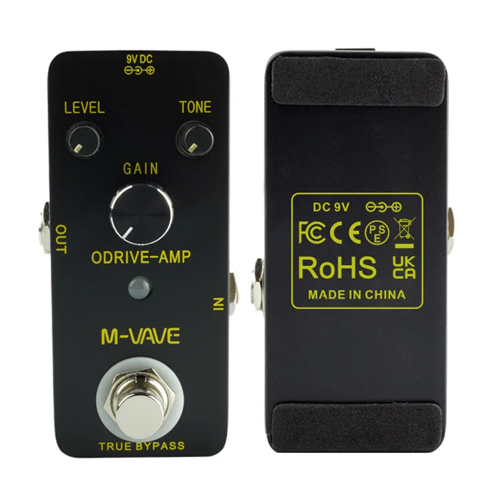 

M-VAVE Overdrive-AMP Digital Guitar Effect Pedal 1970' s Classic Tube True Bypass Guitar Processors Guitar Parts & Accessories