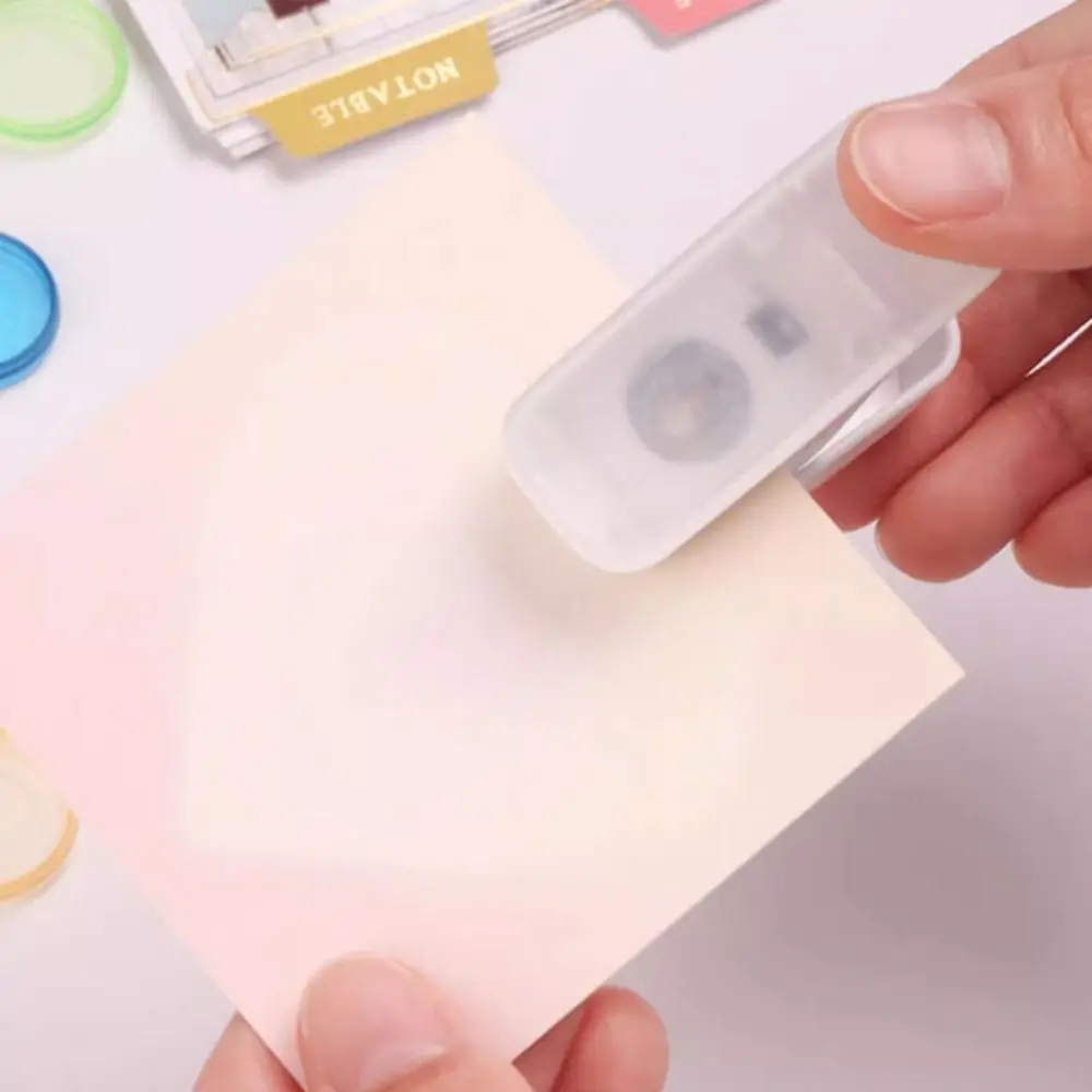 Single Mini Hole Punch 1 Hole Cute Paper Punch Portable Mushroom Hole Puncher Kawaii Office School Binding Supplies Stationery