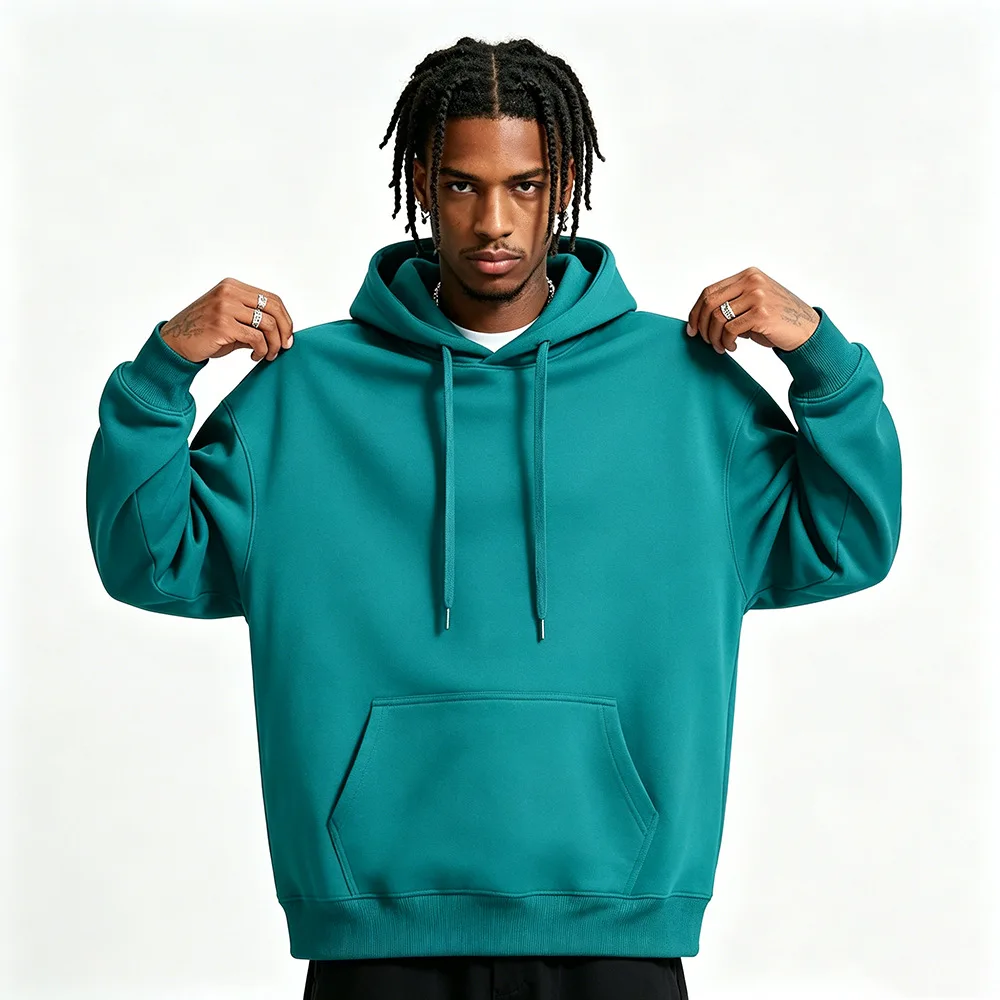 Herren- und Damen-Hoodies in Unifarben mit Taschen, Sport- und Fitness-Sweatshirts, modische Freizeitpullover in mehreren Farben – Detail 30