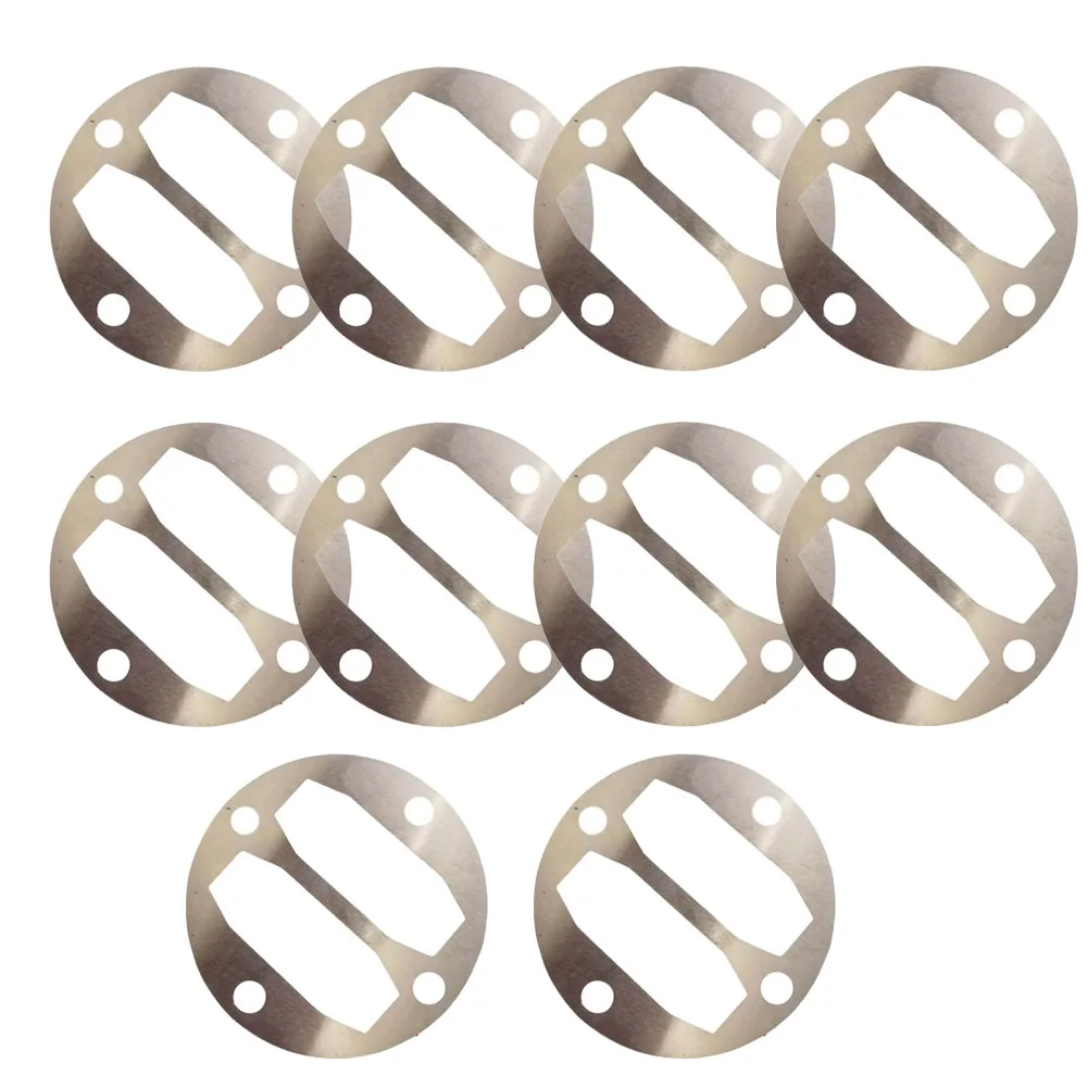 10PCS Valve Plate Gaskets Washers Aluminum For Oil/Oil Machine Air Compressor Air Cylinder Head