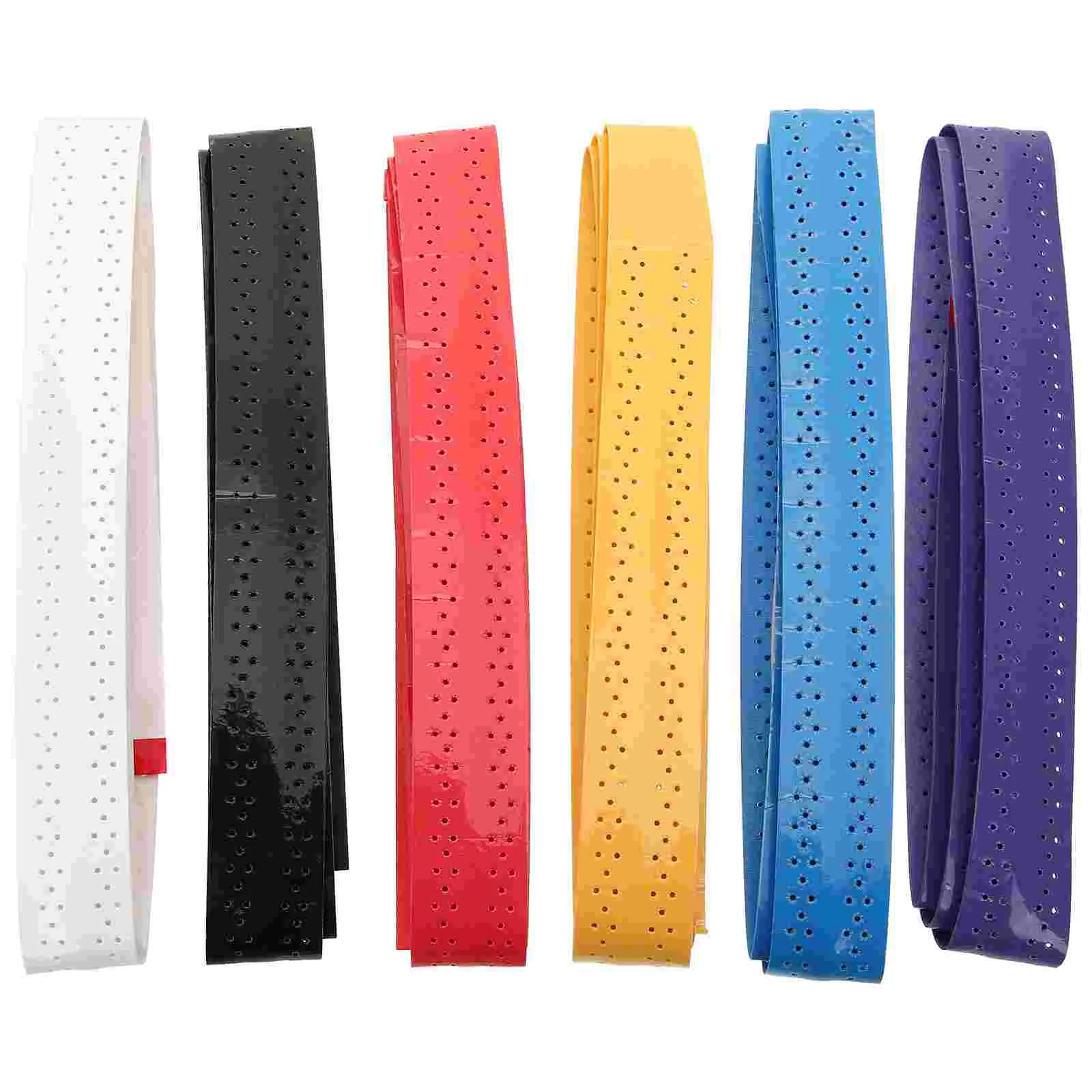 6 Pcs Tennis Racket Sweatband Overgrips Racquet Replace Badminton Tape for Staff