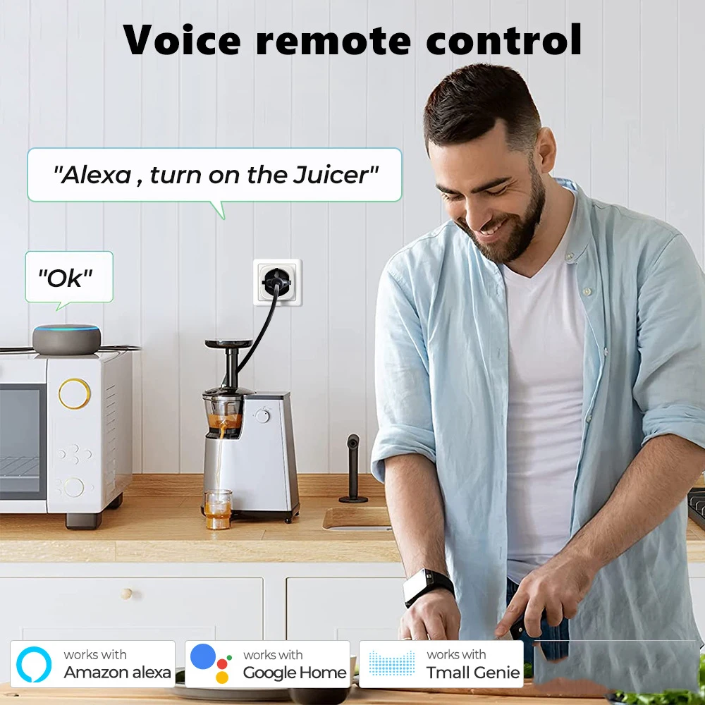 واي فاي 30A وحدة التتابع 85-265 فولت مفتاح ذكي مع مراقبة الطاقة أتمتة المنزل تحكم تويا التحكم يدعم أليكسا جوجل المنزل #5