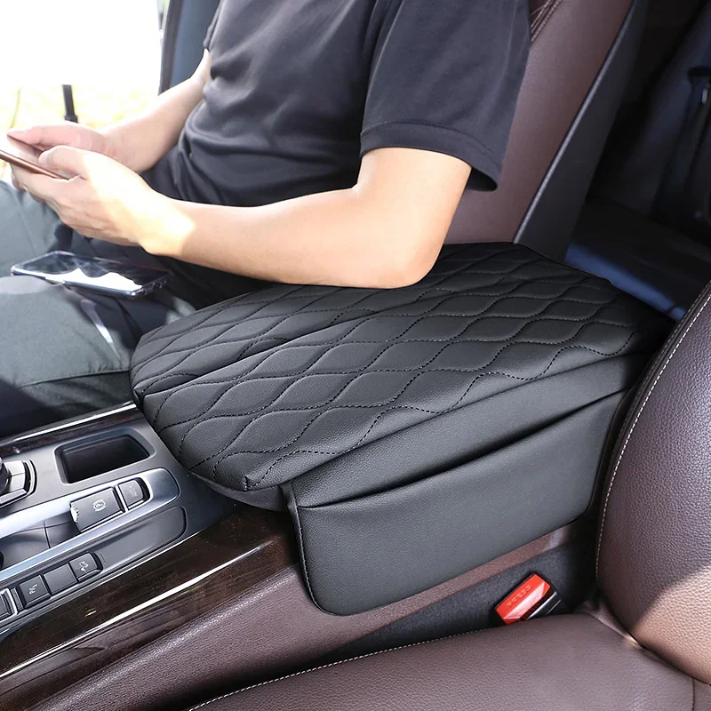 

Center Console Cover for BMW X5 F15 2014-2018 X6 F16 2015-2019 Car Armrest Box Pad Soft Leather Elbow Support Arm Rest Cushion