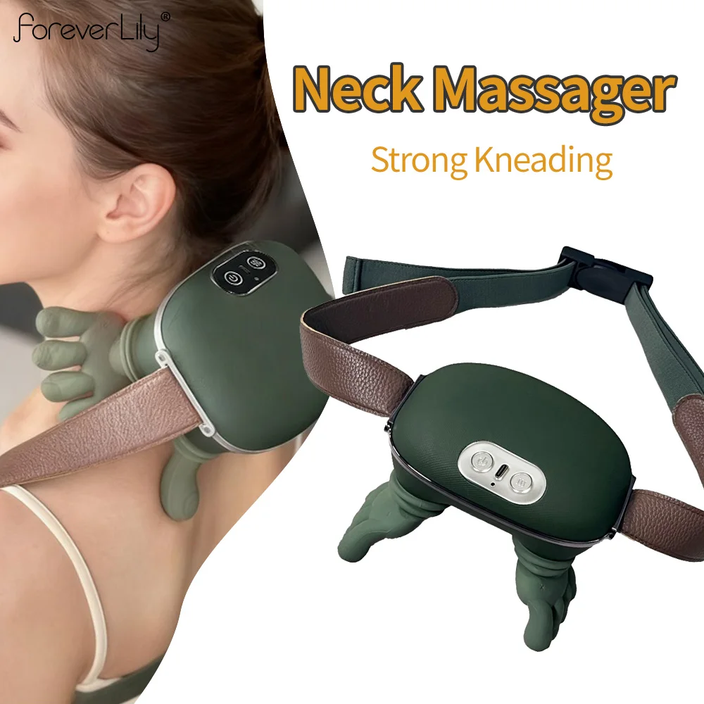 

Electric Bionic Finger Neck Masager Strong Kneading Shoulder and Neck Trapezius Massage Machine Brushless Motor Neck masajeador
