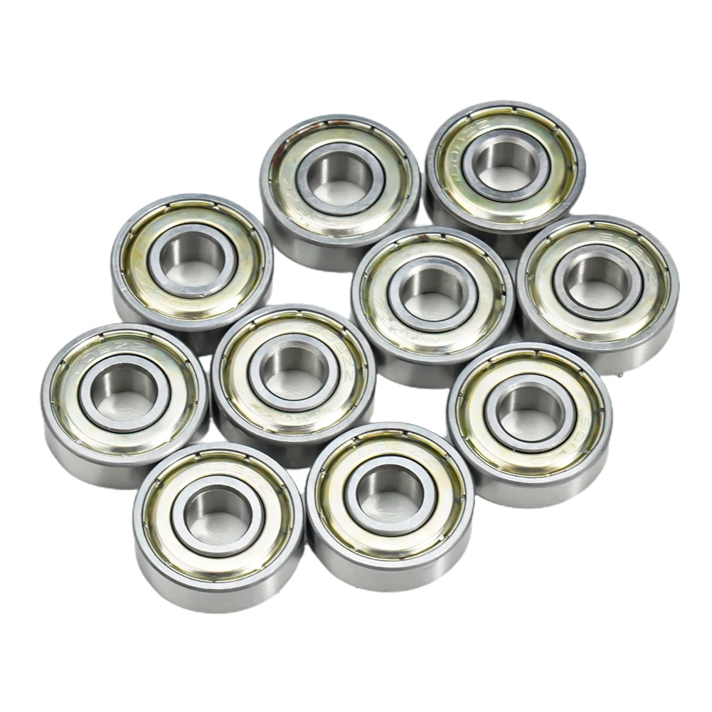 Ball Skate Bearing Bearing Bearings Board Miniature Roller Scooter 10pcs/lot 8x22x7 Mm Silver Skate Skateboard 10pcs