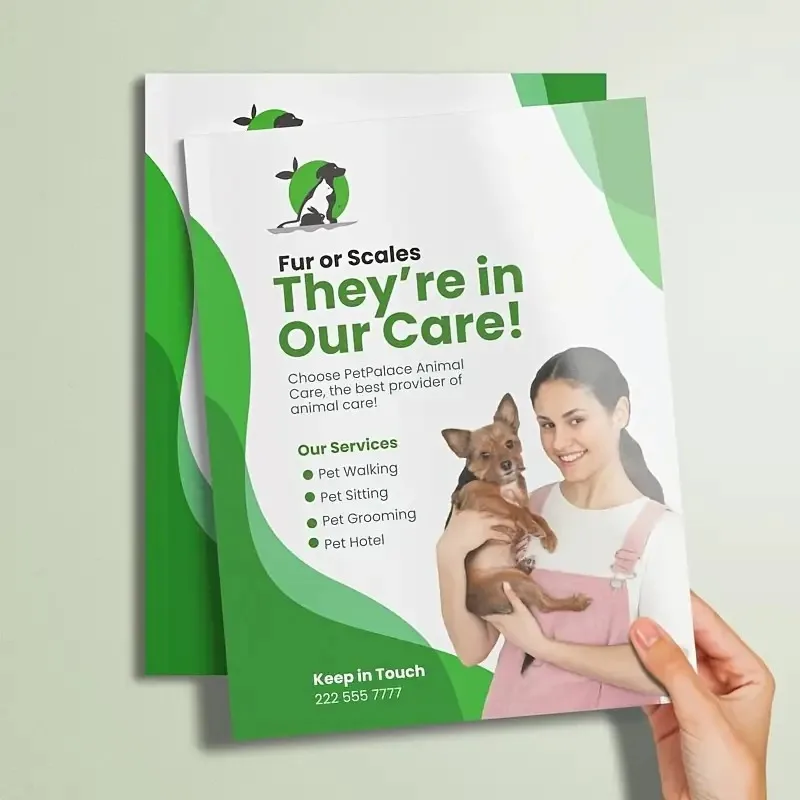 500pcs A5 Flyers Custom Leaflets For Business Advertising Flyer For Store Opening Promotion Marketing
