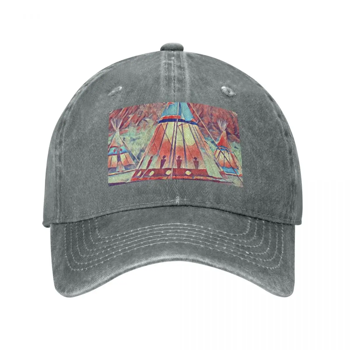 GALATHI Teepee - Painting Indian Tents - Outdoors Cap Cowboy Hat Winter items gentleman hat Hats man Women's