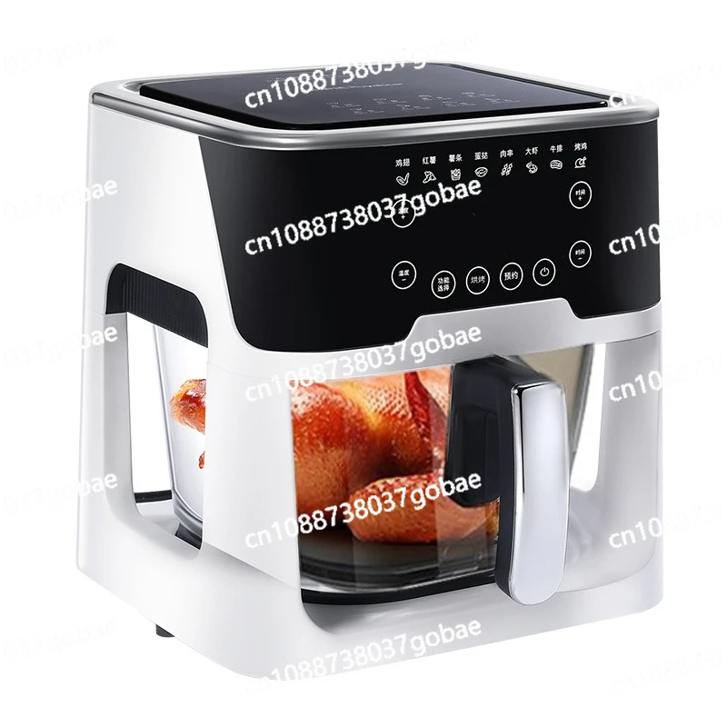 

Интеллектуальная аэрофритюрница с голосовым управлением, бытовая, с визуальным контролем, автоматическая, многофункциональная, большой емкости, из высокопрочного боросиликатного стекла, электрическая.