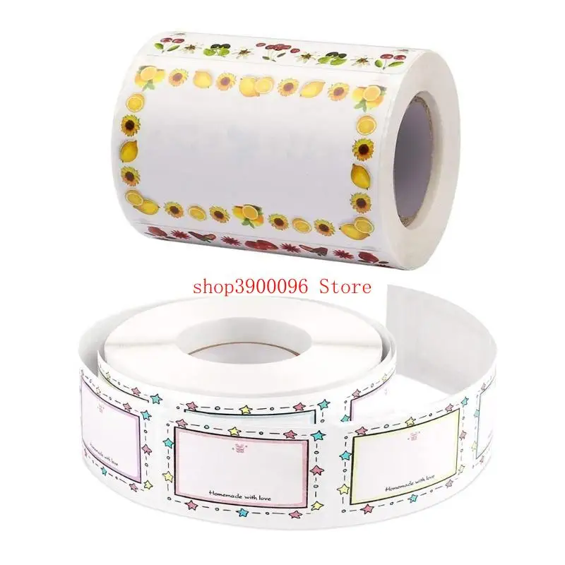 Chalkboard Labels Nom Stickers for Books Files Box en différentes couleurs 500 / Roll