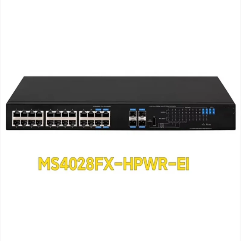 

New Original Switch MS4028FX-HPWR-EI [Unmanaged/24-port Gigabit Ethernet+4-port 10GbE Optical/Rackmountable].