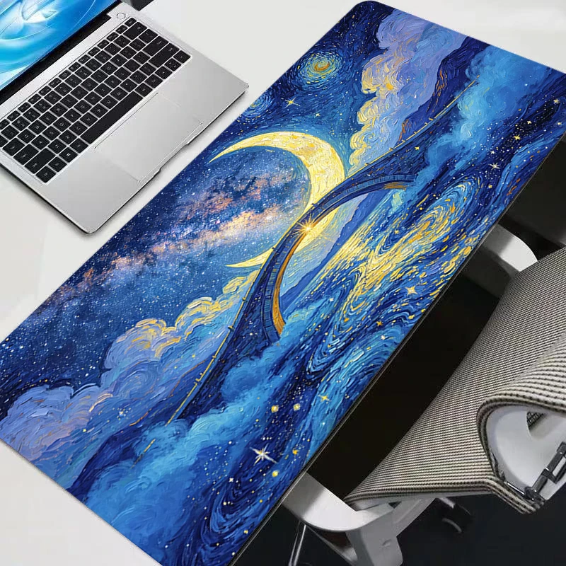 Mouse Pad Abstract Oil paintingGaming Accessories PC Gamer Alfombrilla Xxl Computer Desk Mat Laptop Varmilo Keyboard Mousepad