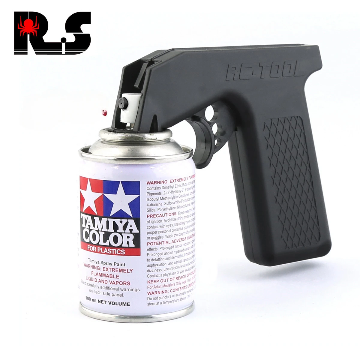 Tamiya Verfspuitfles Adapter Aerosol Spuithandvat Volledige grip Trigger RC Auto Robot Schildergereedschap Onderhoudsaccessoires