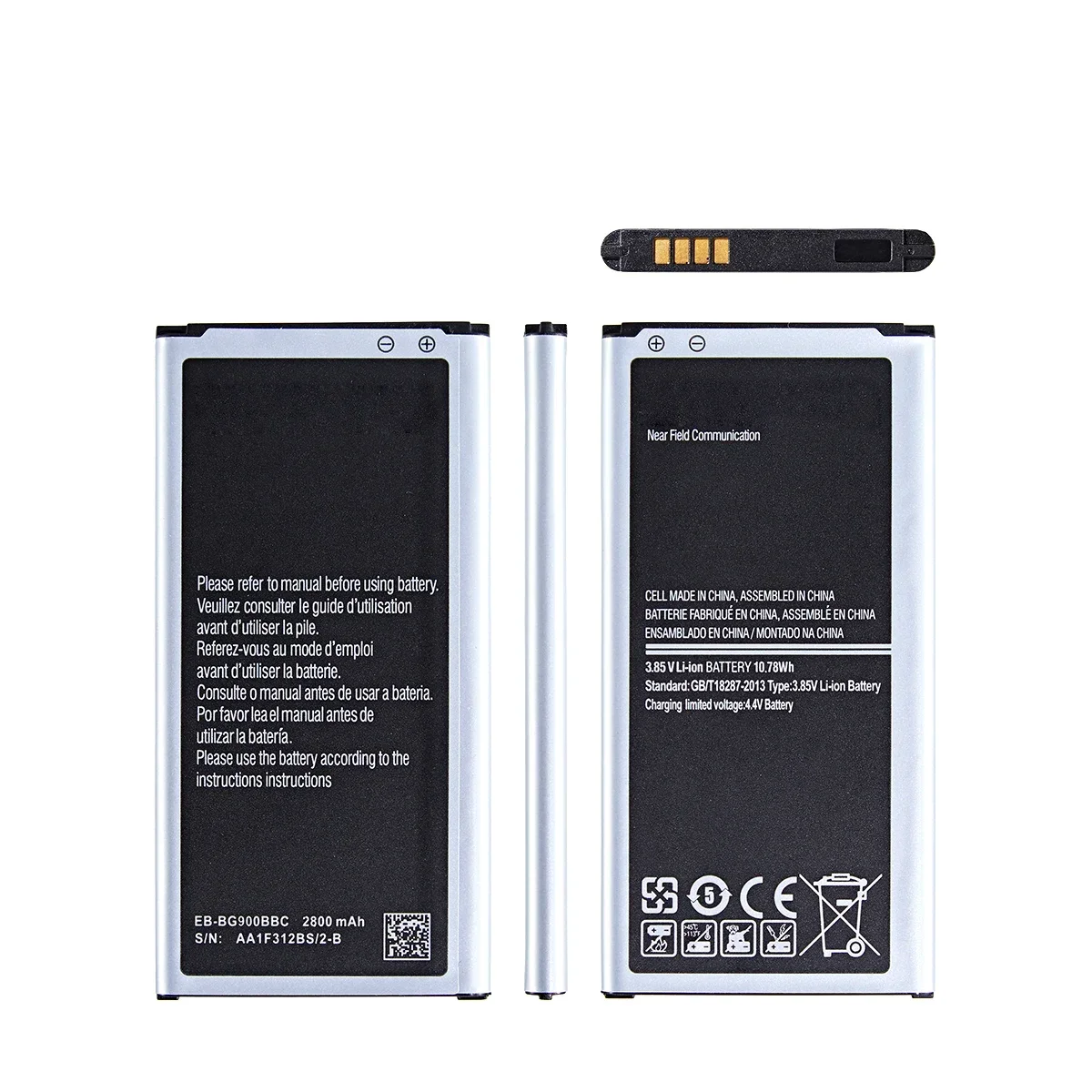 Brand New EB-BG900BBE EB-BG900BBU Battery 2800mAh For Samsung Galaxy S5 S5 900 G900F/S/ I G900H 9008V 9006V 9008W NO NFC