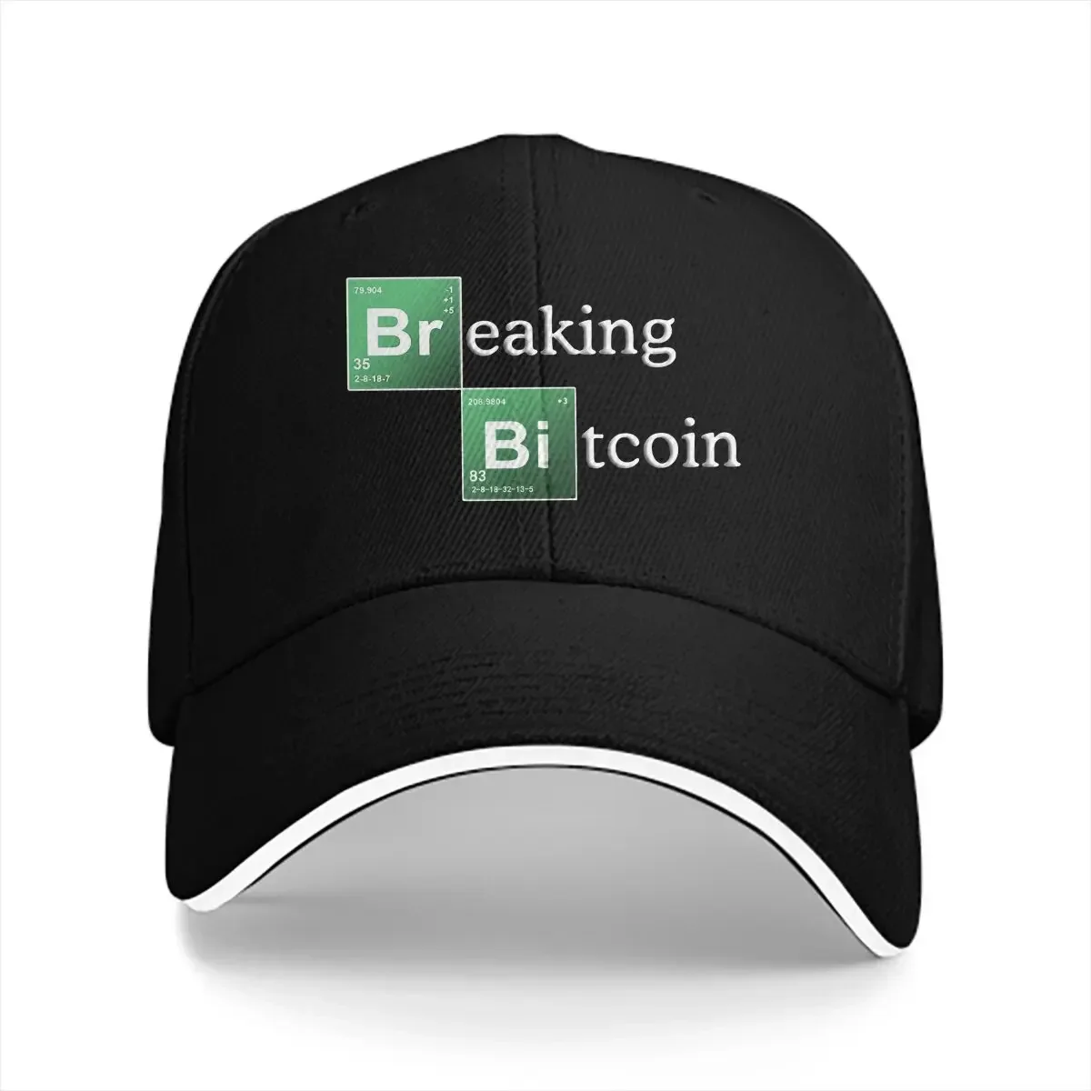 Men's Baseball Cap Bitcoin Trucker Snapback Caps Dad Hat Walter White TV Show Hats