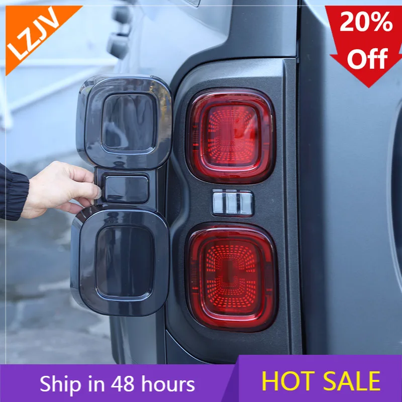 Car Tail Light Cover For Great Wall Haval H9 2024 2025 Smoked Black Taillight Protective Cover Auto Exterior Accessories