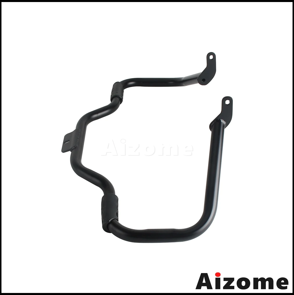 Motorcycle Crash Bar For Harley Softail Fat Boy Lo FLSTF FLSTFB Heritage Softail Classic 2000-2017 Black Highway Engine Guard view 4