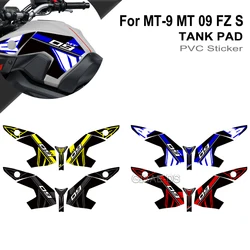 Tank Pad Protector For Yamaha MT09 MT 09 FZ SP Stickers Fairing Motorcycle Knee Decal Fender 2017 2018 2019 2020 2021 2022 2023