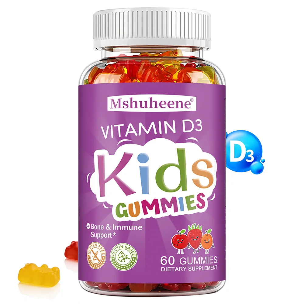 

Children's High Potency Vitamin D3 Gummies 2000 IU, Bone, Immune, Muscle Nervous System Health Support, Non-GMO, Gluten Free