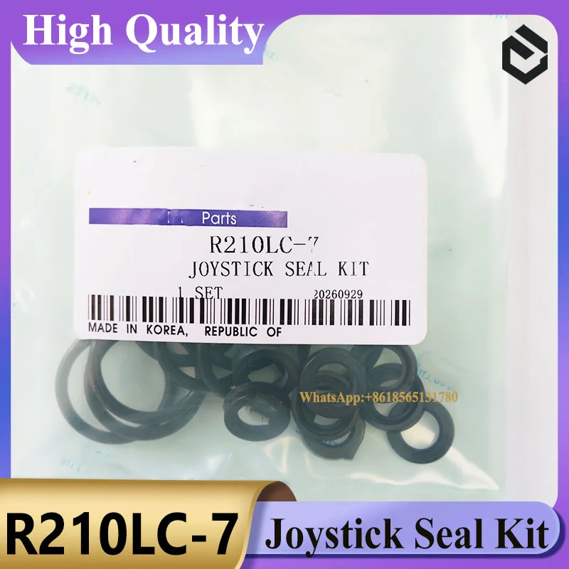 Joystick Seal Kit Pilot Valve Seal R60 R130-5 R200-5 R210-7 R210LC-7 R220-5 R220-9 R220-9S R220LC-9S R225-7 R290LC-3 Excavator