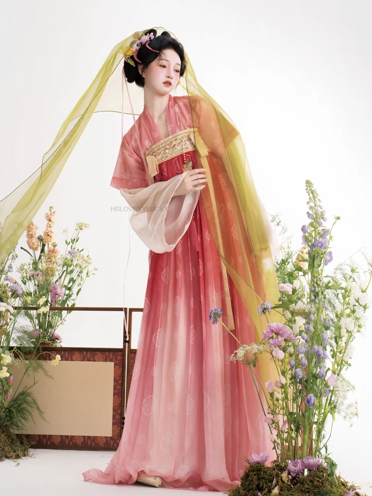 

Oriental Style Clothing Chinese Traditional Clothes Fairy Costume Photo Party Dress Outfits Women Tang Dynasty Hanfu Dress