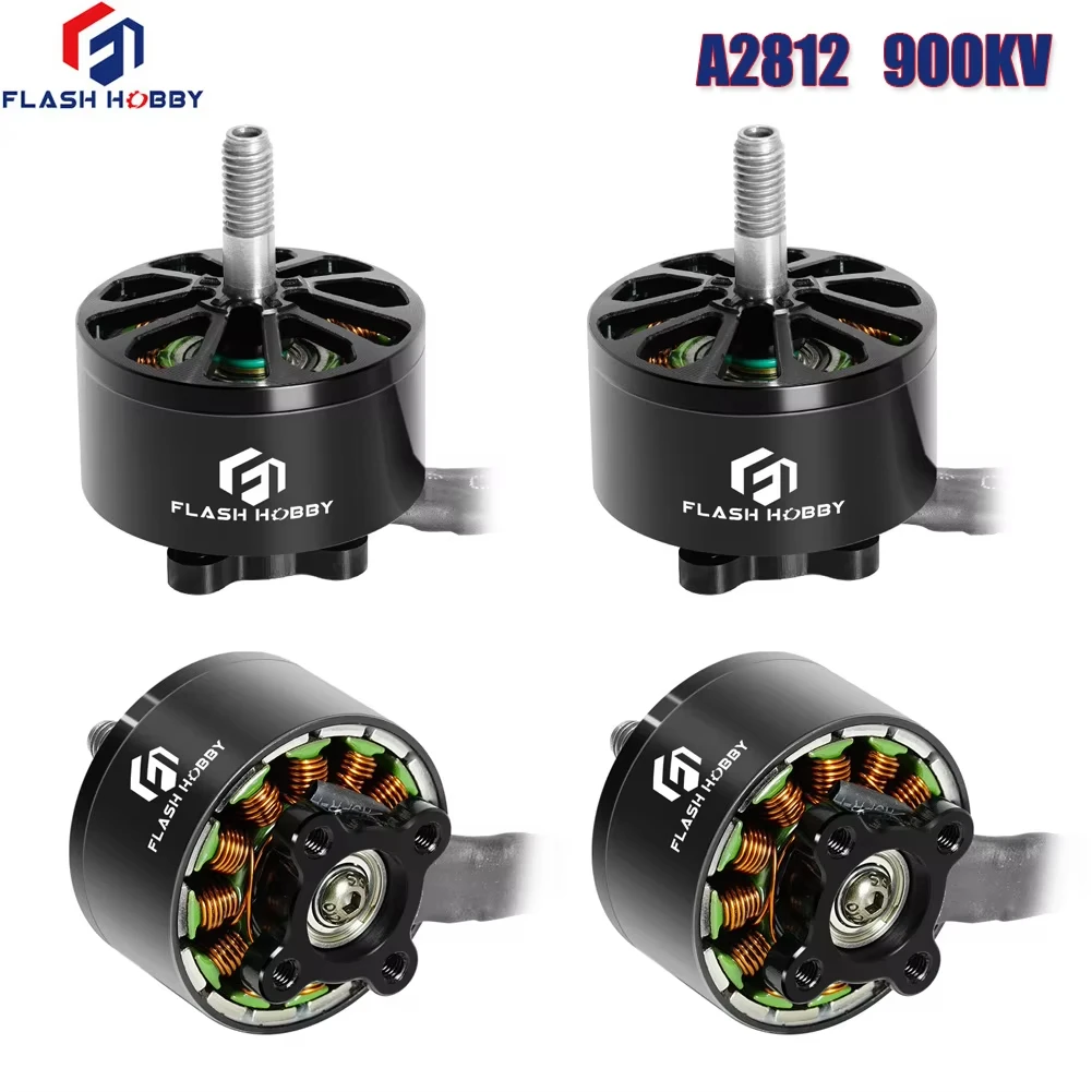 

4pcs FLASHHOBBY A2812 2812 900KV 3-6S Brushless Motor for RC Multirotor Airplane 7" 8" 9" FPV Long Range Drones FPV Model