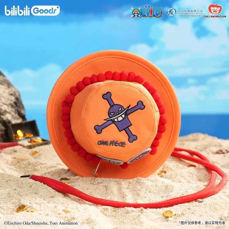 Spot Bilibiligoods منتج جديد "Nether of Navigation" قطعة واحدة Luffy Hat حقيبة كروسبودي حقيبة كتف هدايا