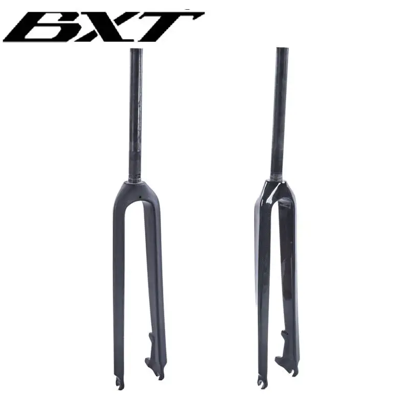 

BXT Bike Frame 29Er Mountain Straight Tube Fork Mtb Carbon Fiber Fork Fit For Wheel 28.6Mm Bicycle 3K Weave Fork