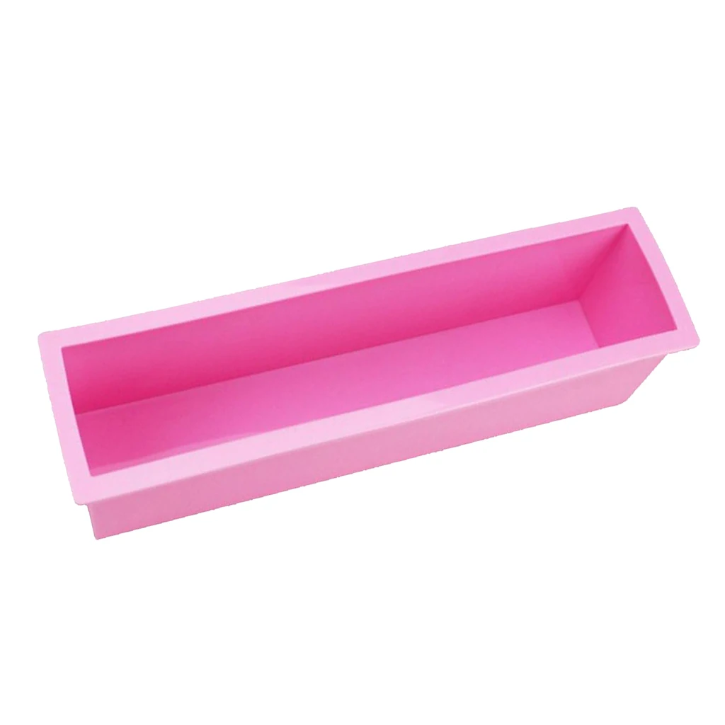 Fondant Silicone Loaf Mold Bread Brick Baking Tray for Pastry Candy and Dessert Kitchen Accessory