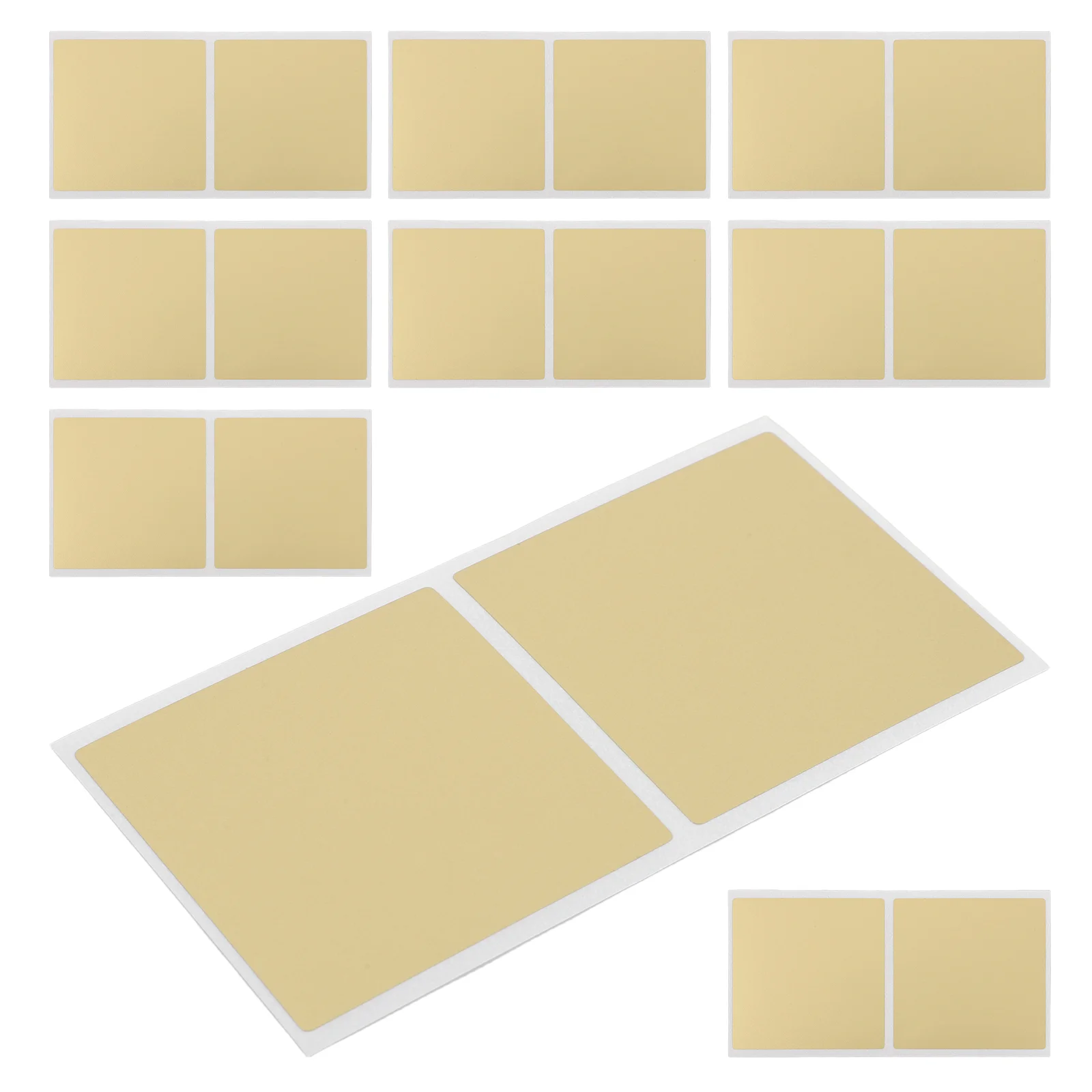 25 Sheets Scratch Card Stickers off Paper Tickets Self-adhesive Film Make Your Own