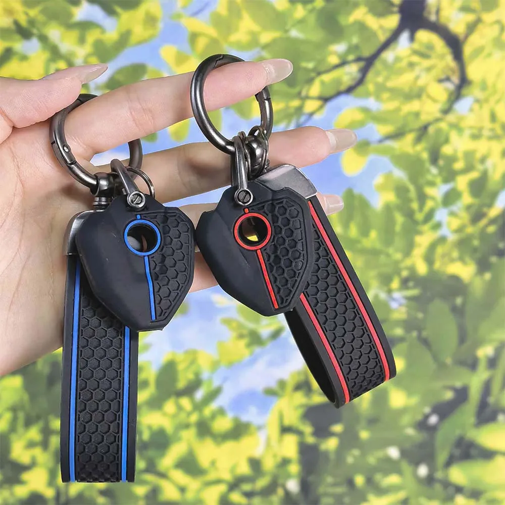 

For CFMOTO 450MT 450NK 450SR 450SS 450 SR-S 450 MT NK Silicone Motorcycle Accessories KeyCase Key Shell Cover KeyChain Key Ring