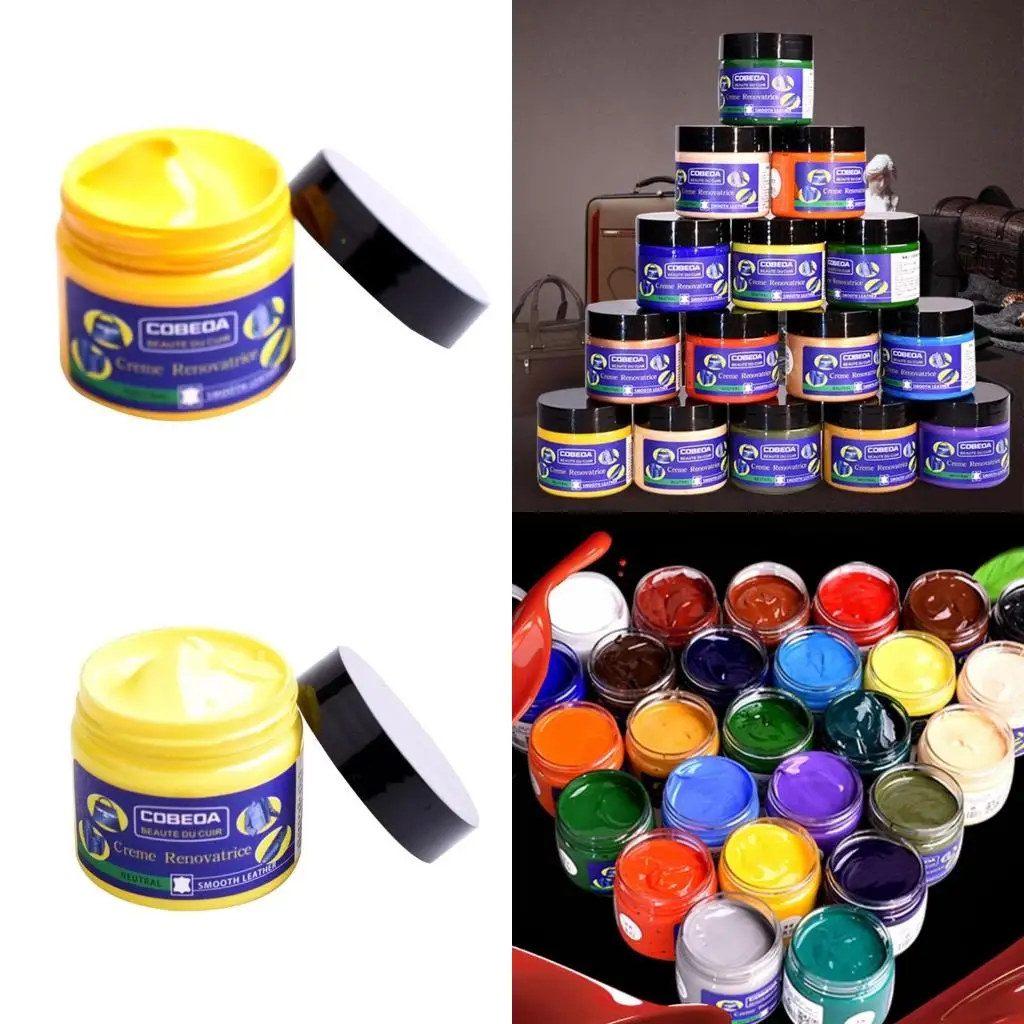 60ml Complementary Color Paste Leather Shoe Skin Repair Tool Supplies for Auto Sofa Coat Holes Scratch high quality