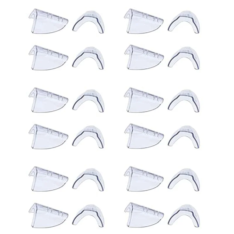 ZIZI 12 زوجًا من الدروع الجانبية لنظارات العين سهلة الارتداء على درع جانبي شفاف لنظارات السلامة #3