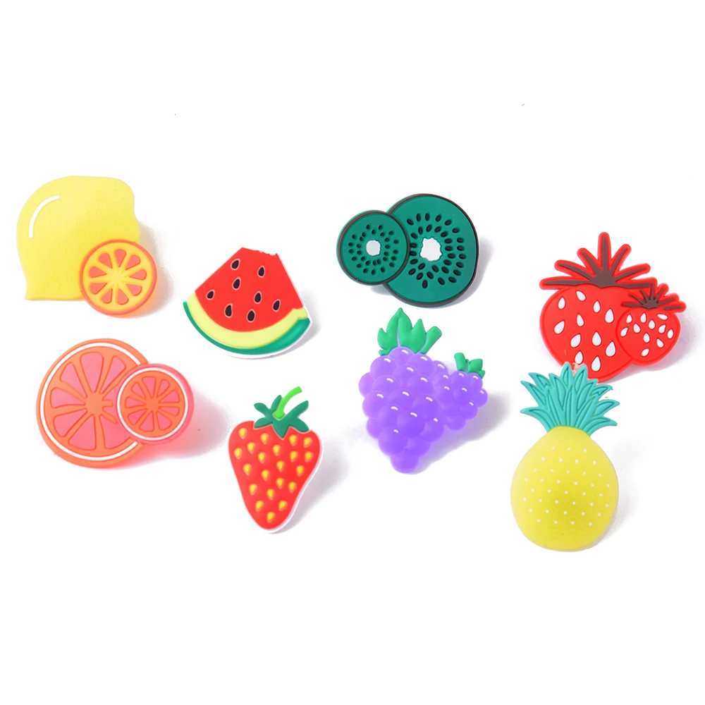 8-24 pajitas de fiesta para niños fruta pie par pajitas naranja limón uva piña cereza sandía diseño de forma combinación múltiple, espiral forma colorida, libre juego, amado por los niños