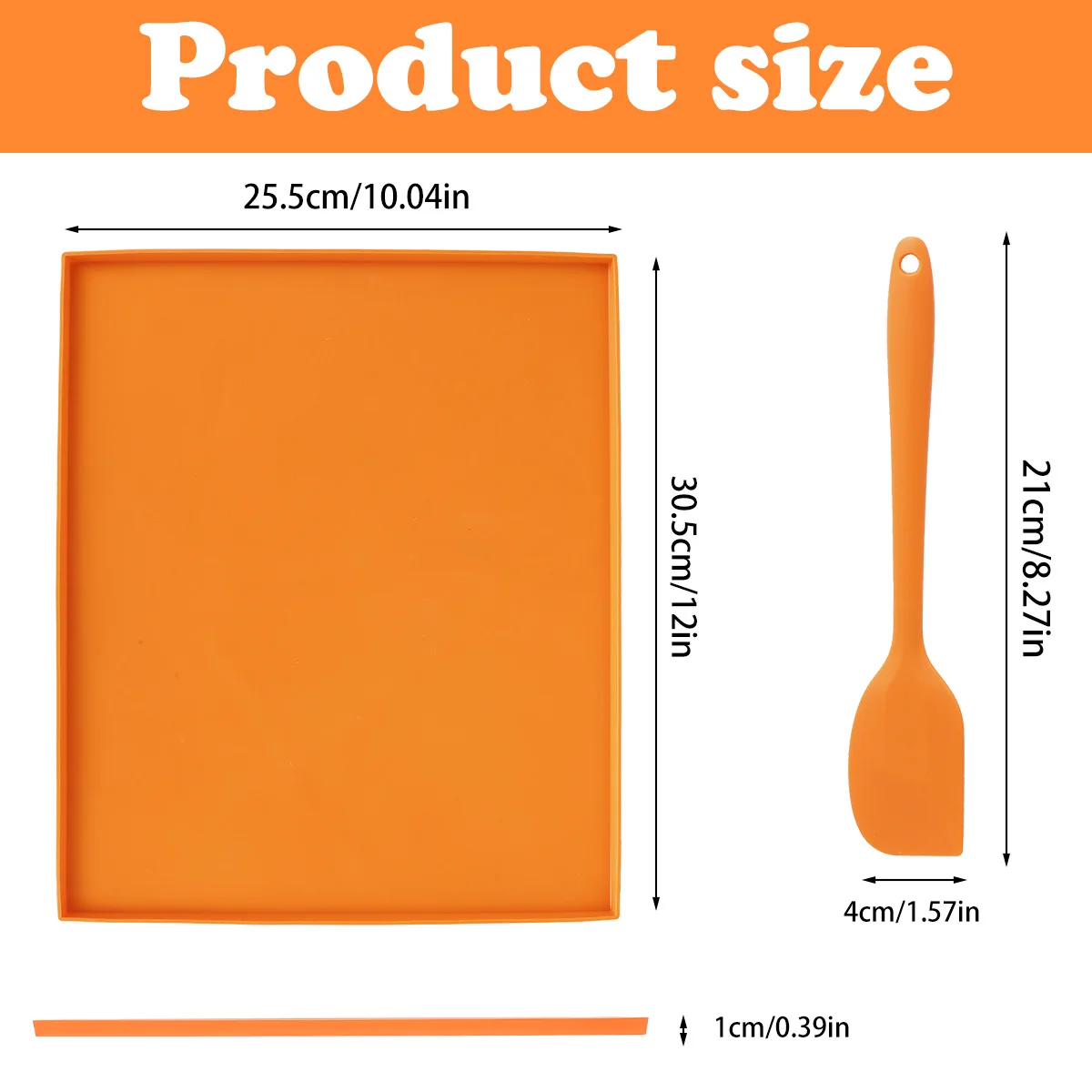 4/6Pcs Silicone Food Baking Mat Meat Vegetables Dehydrator Sheets with Edge Non-stick Cake Board Baking Tray Kitchen Accessories