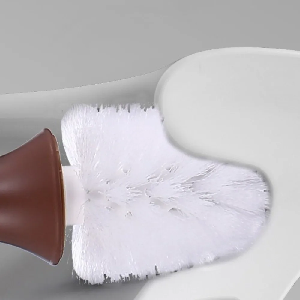 

Cute Cartoon Toilet Brush Plastic Giraffe Shape Toilet Plunger Dense Bristle Head Removable Long Handle Brush Home Cleaning