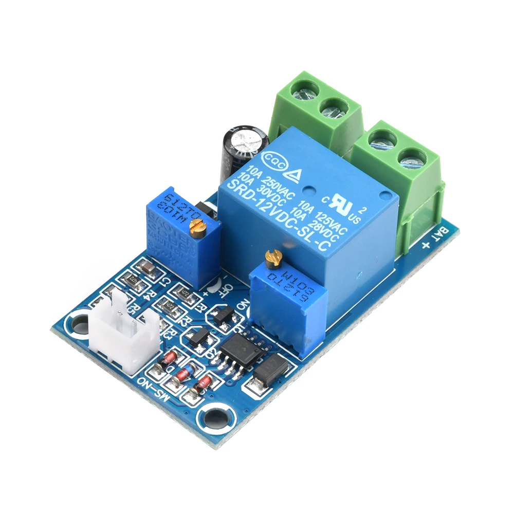 Storage Battery Relay Module 12V Battery Low Voltage Cut off Automatic Switch On Recovery Protection Module Power Supply
