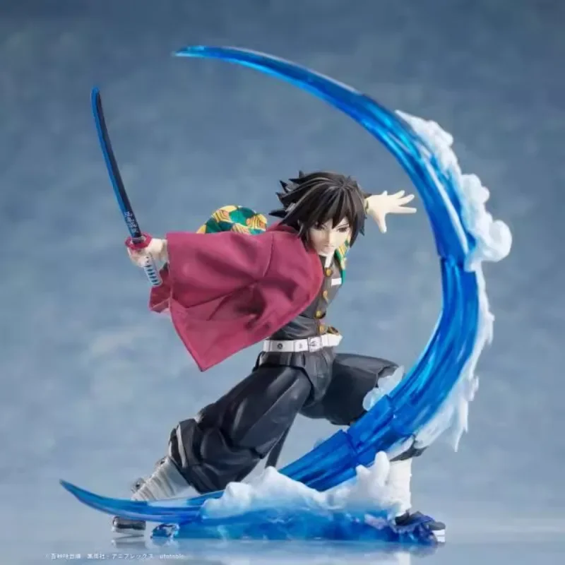 In Stock Original ANIPLEX BUZZmod Demon Slayer Tomioka Giyuu Anime Action Model PVC Collection Model Toy Gifts