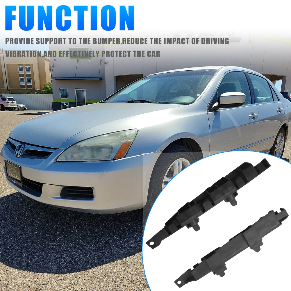 Pair Front Bumper Retainer Mounting Brackets Set For 2003 2004 2005 2006 2007 Honda Accord OEM HO1043101 71193SDAA01 HO1042101