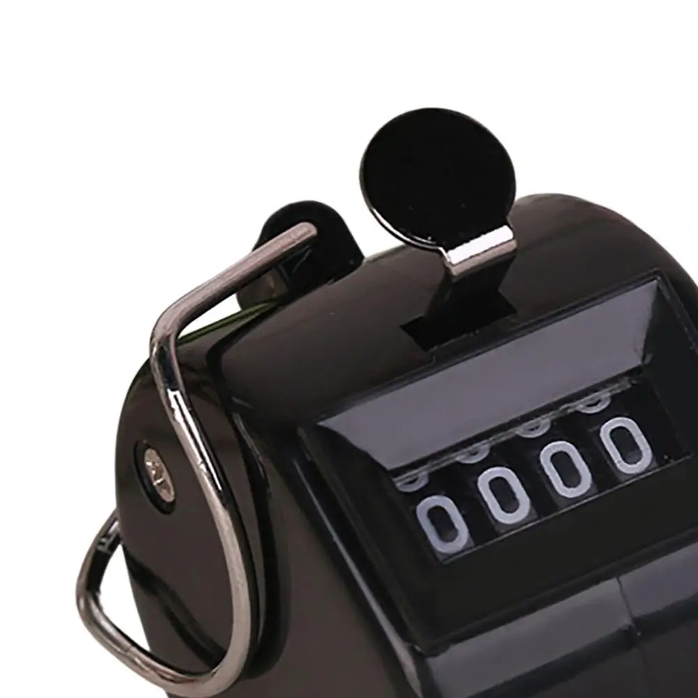 Manual Counter Mechanically Jump Quick Reaction Precise Sturdy Portable 4 Digit Number Mini Hand Held Tally Counter For Sports