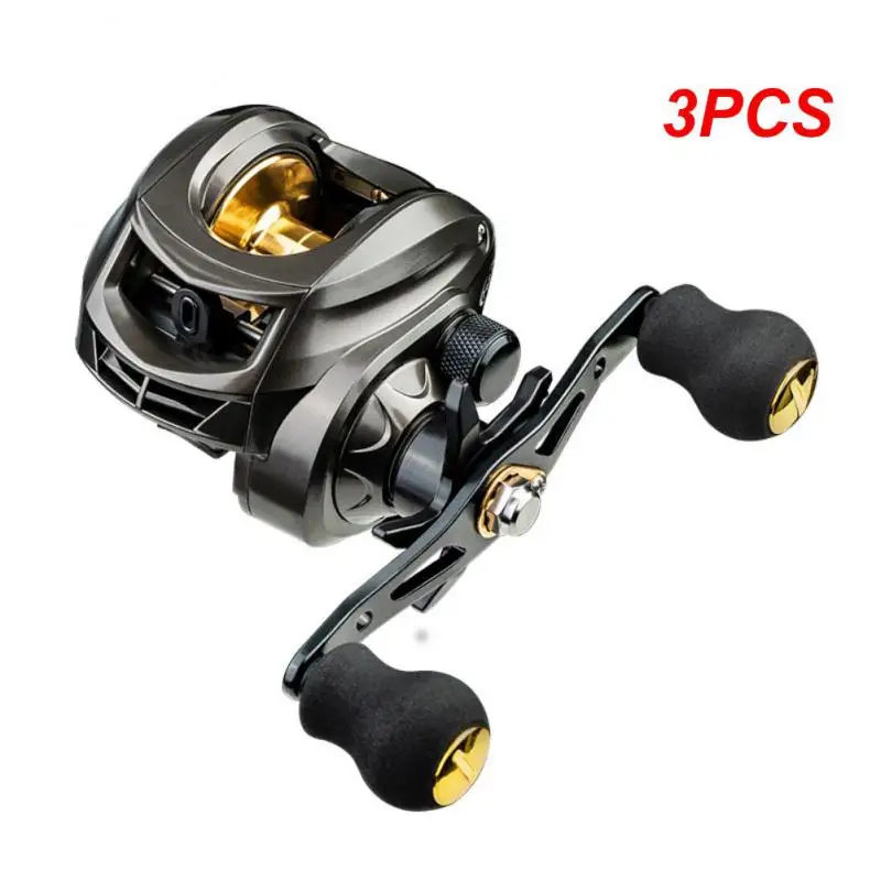 3PCS Piscifun Alijoz 300 Low Profile Baitcasting Reel 15KG Max Drag 8+1 Bearings Aluminum Frame Freshwater Saltwater Fishing