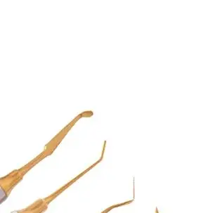 

6Pcs Dental Composite Resin Filling Spatula Double Heads Mixing Carving Spatula Titanium Plated Head Filler